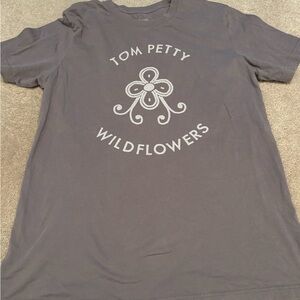 Tom Petty Wildflowers Women’s Large Gray T-Shirt